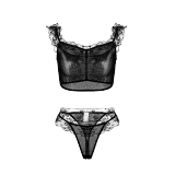 Sexy Underwear 2023 Chiffon See Through Sexy Lingerie Set
