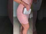 Women Straps Hot Drill Bodycon Mini Dress Ball Cocktail Club Party Dress