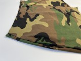 Camouflage Irregular Mini Culottes