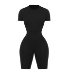 2 Piece Women's Bodysuit Yoga Wear Short Set