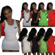Solid Color Print Sleeveless Tank Mini Dress