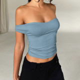 Sexy Solid Color Strapless Tube Top