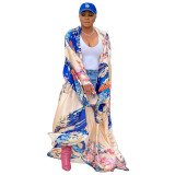 Plus Size Shawl Women Wide Multi Color Floral Elegant Fashion Capes All Season Outfits Beach