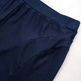 Fashionable Short-Sleeved T-shirt and Long Pants Casual Set