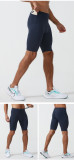Men's High Elastic Compression Fitness Leggings, Quick Drying Training Shorts, Running Fitness Shorts
