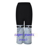 Unique Denim Hybrid Flare Trousers women jeans Pants