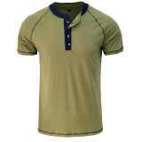 Men's Henley Shirts Casual Slim Fit Lightweight Fashion T-Shirts