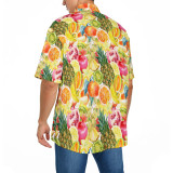High Quality Custom Pattern Plus Size 2023 Short Sleeve Men's Shirts