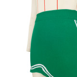 Solid Color Sexy Irregular Knitted Skirt