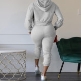 NEW Fashion Women Solid Hoodie Hollow Out Long Sleeves Casual Cocktail Outfits