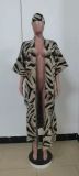 Casual Knitted Leopard Print Cardigan Jacket With headscarf