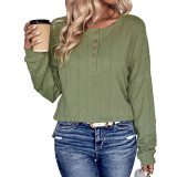Autumn Women's Clothing Solid Color Long Sleeve Knitted Sweater