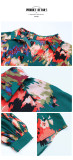 Autumn Women's Long Sleeve V Neck Printed Shirts