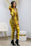 Mood For Straps Jumpsuit Print Set with Shawl
