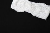 Elegant Women 2 Piece Set Midnight Thin Striped Knot Strapless Tops+Bandage Skirts 2023 Vacation Matching Clubwear
