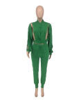 Women 2 Piece Outfits Tracksuit Sexy Hollow Casual Suit Fashion Summer Long Sleeve Two Piece Suit
