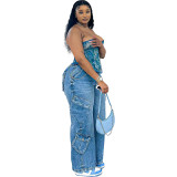 Cargo Y2K Denim Pocket Pants Streetwear Jeans High Waist 2023