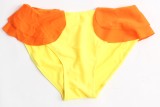 Women's Split Swimsuit Colorful Halter Tie Side Bikini Swimsuit