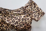 Bathing Suit Biquine Brazilian Tank Top Swimwear Summer Leopard Print Bikini
