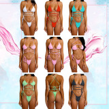 2 Piece Cover Up Bikini Swimsuit Women Beach Swimwear Bikini Set