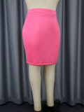 Simple Clothing Versatile Bodycon Skirt