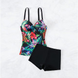 Women Tankini Swimsuits Two Piece Bathing Suits with Shorts