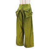 (Available on 15th, Mar.) 2024 Fashion Casual Detachable Pocket Wide Leg Cargo Pants Women