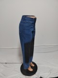 Street Trendy Cotton Denim Loose Straight Jeans