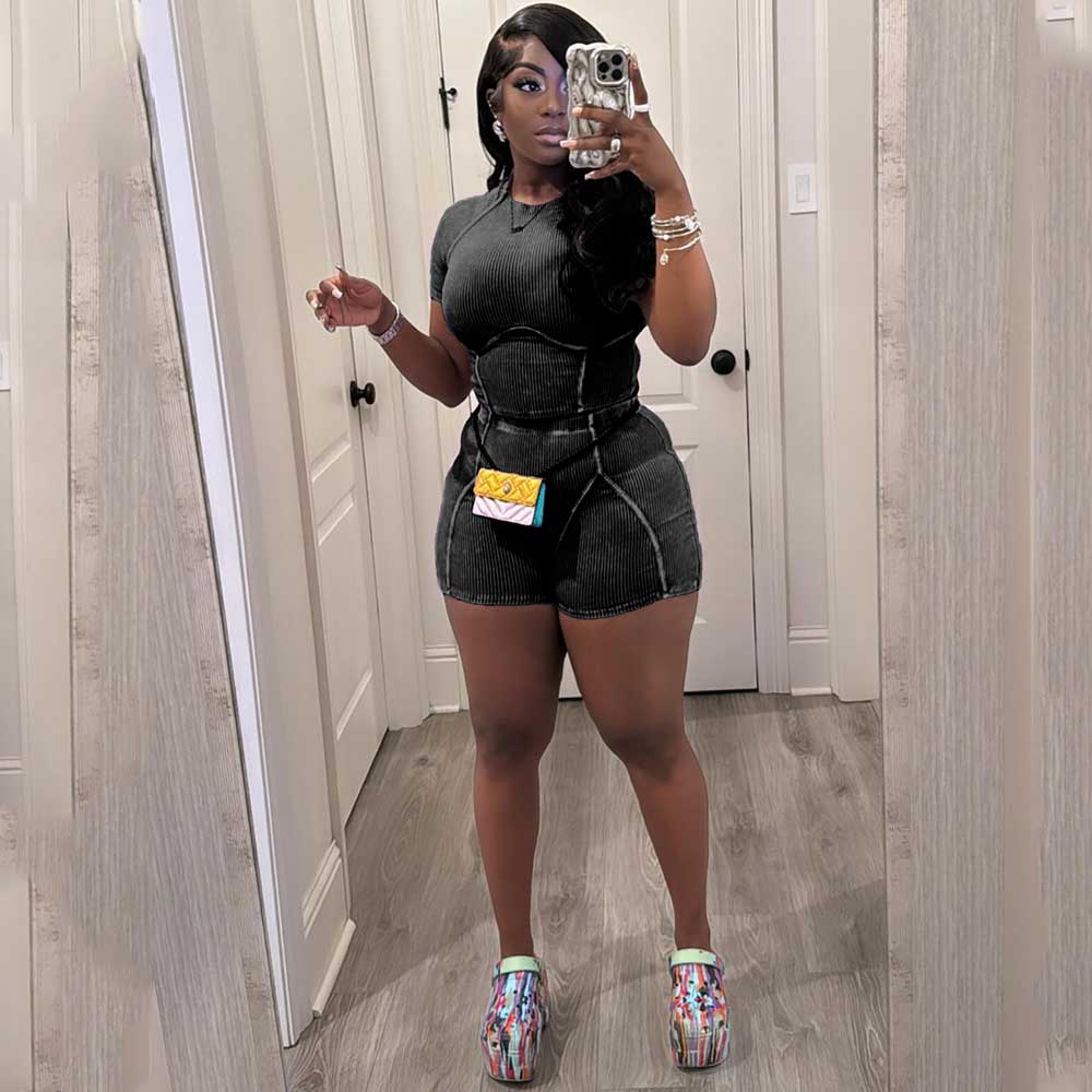 Wrinkled Short Set