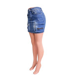 Sexy Slim Denim Bodycon Mini Skirt