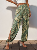 Bohemian Printed Split Hem Pant