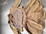 Solid Acid-washed Distressed Three Piece Skirt Set
