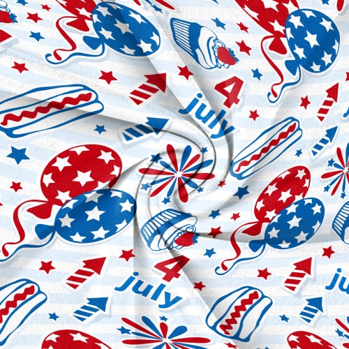 American Flag Print Fashion Women's Short Sleeve T-Shirt Shorts Two Piece Set