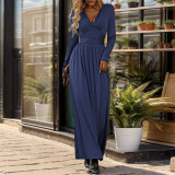 Lace Patchwork High Split Maxi Dress