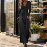 Lace Patchwork High Split Maxi Dress