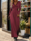 Lace Patchwork High Split Maxi Dress