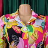 African Pants Set Women 2 Piece Sets Matching Sets Printed Top and Pants