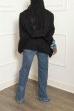Classic Denim like Vintage Two piece Suit Denim fringe