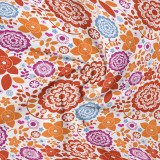1 Piece Custom Casual Print V Neck Plus Size Midi Dresses