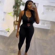 Women's Fitness Tight Yoga Vest Trousers Suit