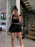 Double Bubble Fluffy Elastic Shorts