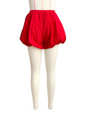 Double Bubble Fluffy Elastic Shorts