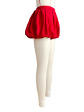 Double Bubble Fluffy Elastic Shorts