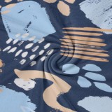 1 Piece Custom Casual Print Short Sleeve Plus Size Maxi Dresses
