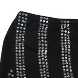 Elasticity Solid Hot Drilling Strapless Rompers