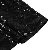 Sequin Patchwork Strapless Cocktail Dresses