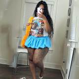 Sexy Pleated Mini Skirt