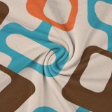 1 Piece Custom Autumn Print Long Sleeve Maxi Dresses