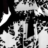 1 Piece Custom Casual Digital Printing V Neck Maxi Dresses