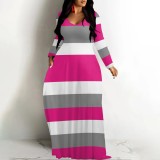 1 Piece Custom Casual Printed Maxi Dresses